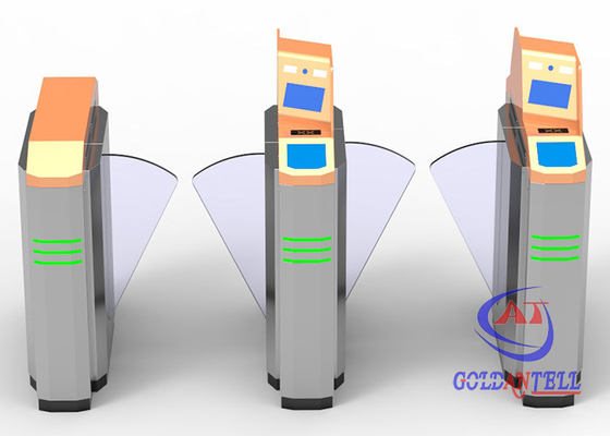 Cancello girevole facciale direzionale SS304 dell'entrata di riconoscimento IP54 della Bi