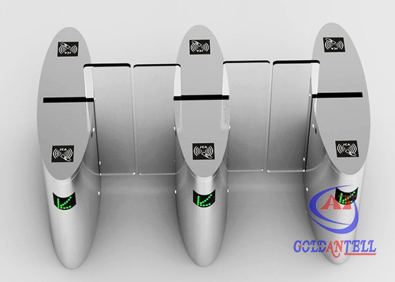 Sistema di barriera completo doppio esile del controllo di accesso del portone del cancello girevole di altezza di Rfid