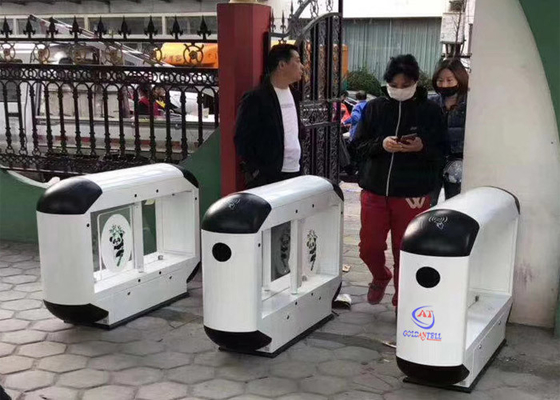 Portone facciale della barriera dell'oscillazione della carta SS304 di RFID per il parco di divertimenti di asilo della scuola