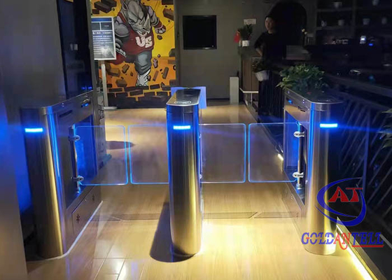 Controllo di accesso all'altezza della vita del cancello girevole RFID del portone di oscillazione di sicurezza della palestra