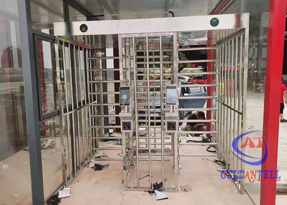 Cancello girevole pieno di altezza del CE di riconoscimento facciale bidirezionale pedonale delle barriere di sicurezza RFID