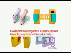 Goldantell Kindergarten Turnstile Barrier Gate Controllo di accesso Porta di sicurezza