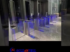 GAT-672 Scanner facciale ottico Swing Barrier Gate RFID Bi Directional Pass Barrier System