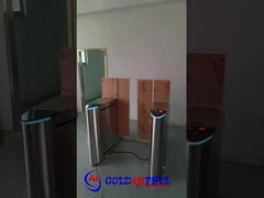 GAT-632 Alta sicurezza Barriera scorrevole in acciaio inossidabile Porta di sicurezza Meccanismo della porta Impronta digitale