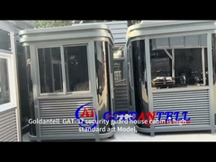 Sala di sicurezza prefabbricata in acciaio massiccio Logo temporaneo personalizzato