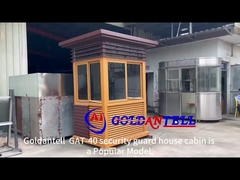 Struttura in acciaio a forma cabina di sicurezza dimensioni e colore personalizzati isolamento termico ambiente