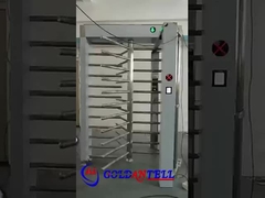 GAT-512 QR Code Full Height Turnstile Scanner di impronte digitali automatico a un canale