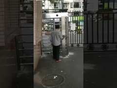 Porta a tornitura a tutta altezza all' interno / all' esterno con lettore di carte o sistema di controllo multi-accesso